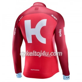Cykeltrøje 2017 Team Katusha-Alpecin N001 Langærmet